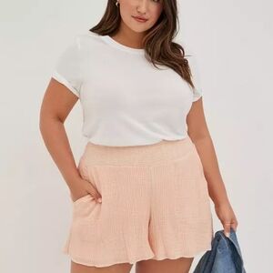 Torrid Gauze Shorts 0